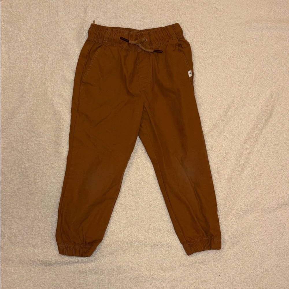 Tommy Bahama Kids Brown Elastic Waist Joggers